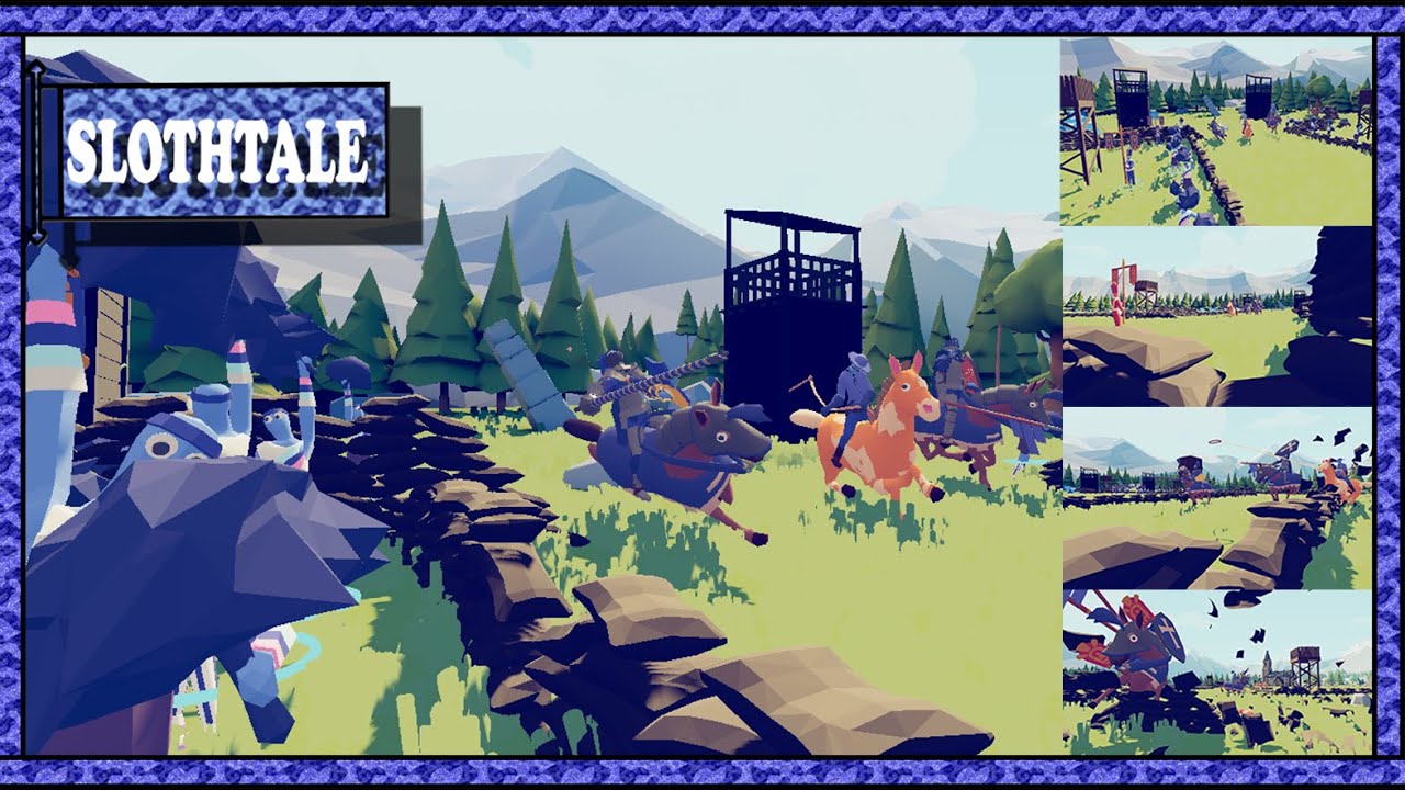 HORSE RACE | Which unit is going to be VICTORIOUS? - TABS RACE EDITION ( JOUSTER, CAVALERY & LASSO )