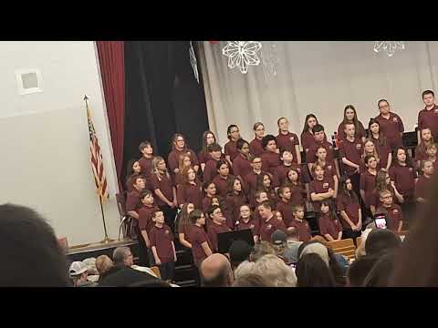 2023 Pine Grove Area Middle School Winter Concert- 5th and 6th Grade Choir- "Silent Night"