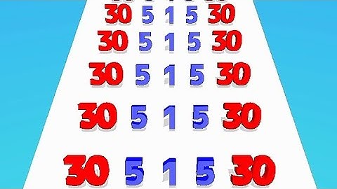 Number Merge Run Mast er 3D New update  GameplayLevel 140