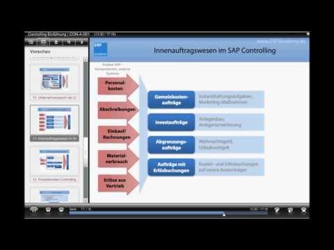 SAP® e-Learning - Was sind Innenaufträge ?