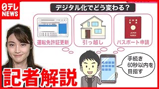 【デジタル庁発足】行政手続き「スマホで60秒以内」生活どう変わる？