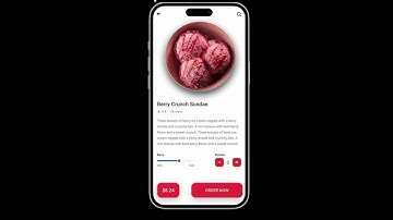 Project Name Icekim – Ice Cream Ordering App UI