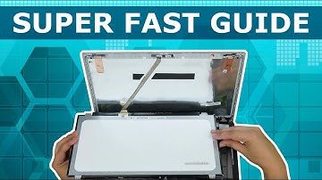 How to replace screen on HP ProBook 450 G5