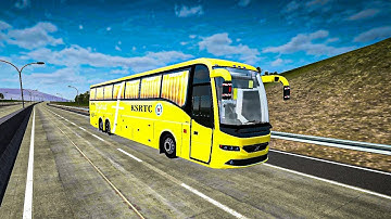 KSRTC Flybus Volvo B11r Bus by CJ PROJECT 🔥 | Stark Gaming #bussid