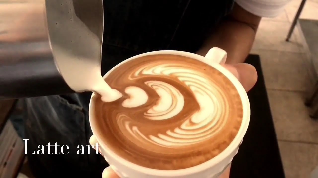 Tulip latte art YouTube