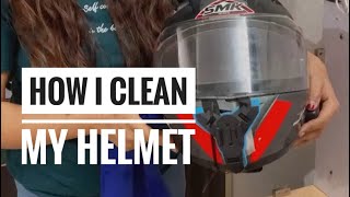 How I Clean My Helmet? #Shorts