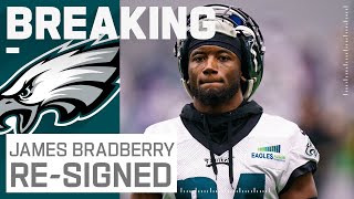 BREAKING NEWS: Eagles Re-sign CB James Bradberry to three