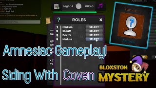 Siding with Coven as Amnesiac | Bloxston Mystery