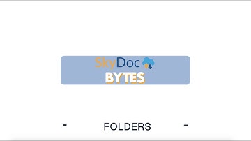 SkyDoc Folders