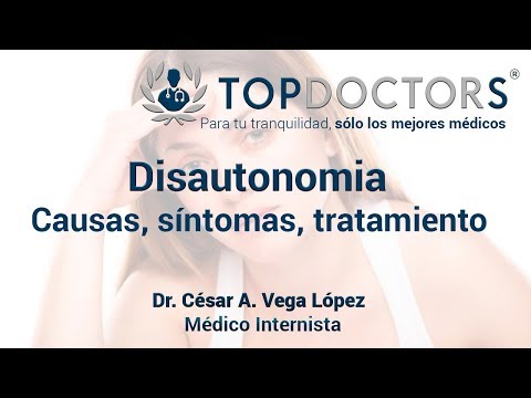 Vídeo: Disfunción Autonómica: Síntomas, Tipos Y Tratamientos