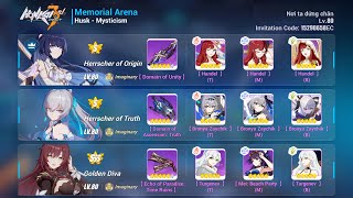 Honkai Impact 3 SEA | Memorial Arena Master | Husk Mysticism 38080 | HoO(S0) HoTr(S0) GD (No Elf)