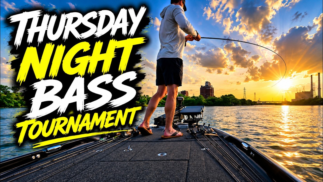Thursday Night Bass Tournament | Summer River Bass Fishing on the Des Plaines River