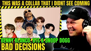 BENNY BLANCO, BTS \u0026 SNOOP DOGG - Bad Decisions | this was so COOL [ Reaction ] | UK REACTOR |