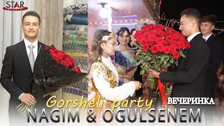 картинка: Gorsheli party Нагым и Огулсенем вечеринка 2023