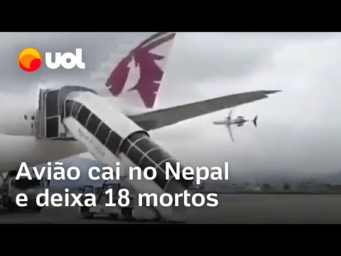 Avião cai no Nepal e mata 18 pessoas; piloto é único sobrevivente do acidente da Saurya Airlines