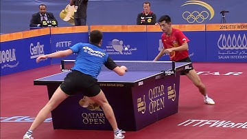 2016 Qatar Open MS-QF Dimitrij Ovtcharov - Zhang Jike (full match|short form in HD)