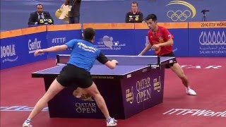 2016 Qatar Open MSQF Dimitrij Ovtcharov  Zhang Jike (full match|short form in HD)