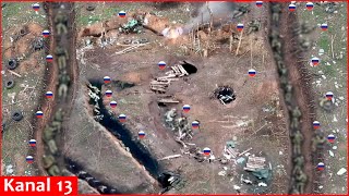 Russian soldiers die in failed assault on Ukrainian defenses ditches in Dobropillia