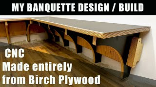 UNIQUELY DESIGNED BANQUETTE MADE FROM BIRCH PLYWOOD by Modern Artisan 394 views 3 weeks ago 14 minutes, 14 seconds