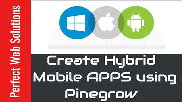 How to Create hybrid Mobile apps using Pinegrow Web IDE , PhoneGap, Cordova and HTML/CSS/JS