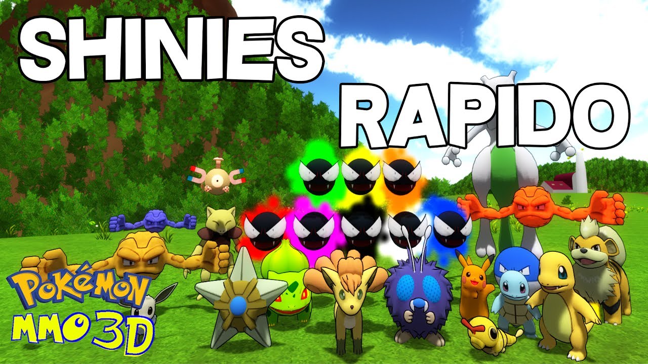 COMO CONSEGUIR SHINIES RÁPIDO en POKEMON MMO 3D!!//TIPS y CONSEJOS para  FARMEAR SHINIES!! 