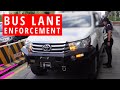 Edsa bus lane  saict enforcement