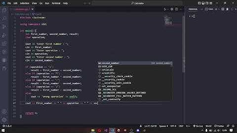 Membuat program kalkulator sederhana menggunakan bahasa pemrograman C++