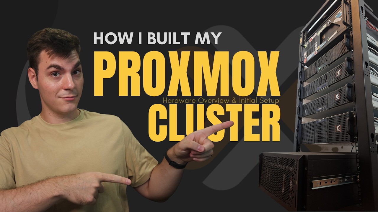 How I Built My Proxmox Cluster - Hardware and Initial Setup - YouTube