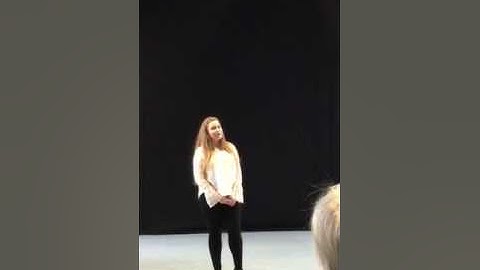 A beautiful solo performance