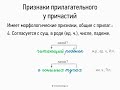 Признаки прилагательного у причастий (7 класс, видеоурок-презентация)