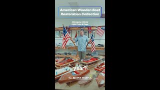 Perfect Decor for America's 250th Anniversary: Bridge Marina Wooden Boat Auction Highlight #shorts