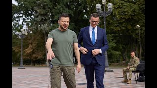 Polish PM Mateusz Morawiecki discusses aid for Ukrainians in interview with US TV Station MSNBC