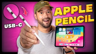 APPLE PENCIL USB-C: a MELHOR CANETA pro IPAD 10! 🤩