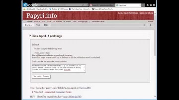 Sunoikisis DC spring 2018: Session 5, Markup 2: EpiDoc and Papyri.info