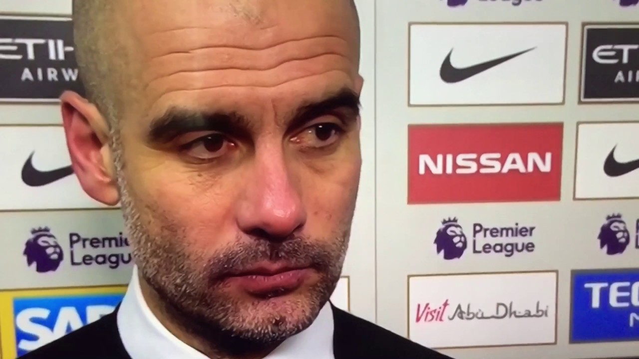 Pep Guardiola Crying Full Interview (Manchester City Vs Tottenham
