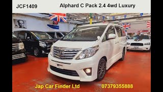 (JCF1409) Toyota Alphard 2.4 C LUXURY PACKAGE 4WD CRUISE CAPTAIN SEATS RECLINERS@japcarfinder