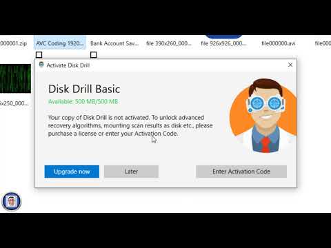 Recover Your lost datas With DISK DRILL even with the free Version