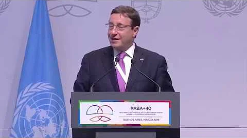 Achim Steiner, Administrator of the UNDP, at the B...