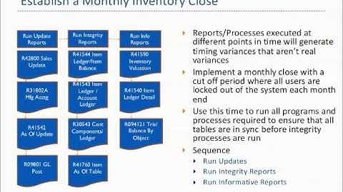 JD Edwards Inventory Reconciliation: Does it have Integrity?