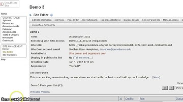 Sakai: Copy course content from one site to another site