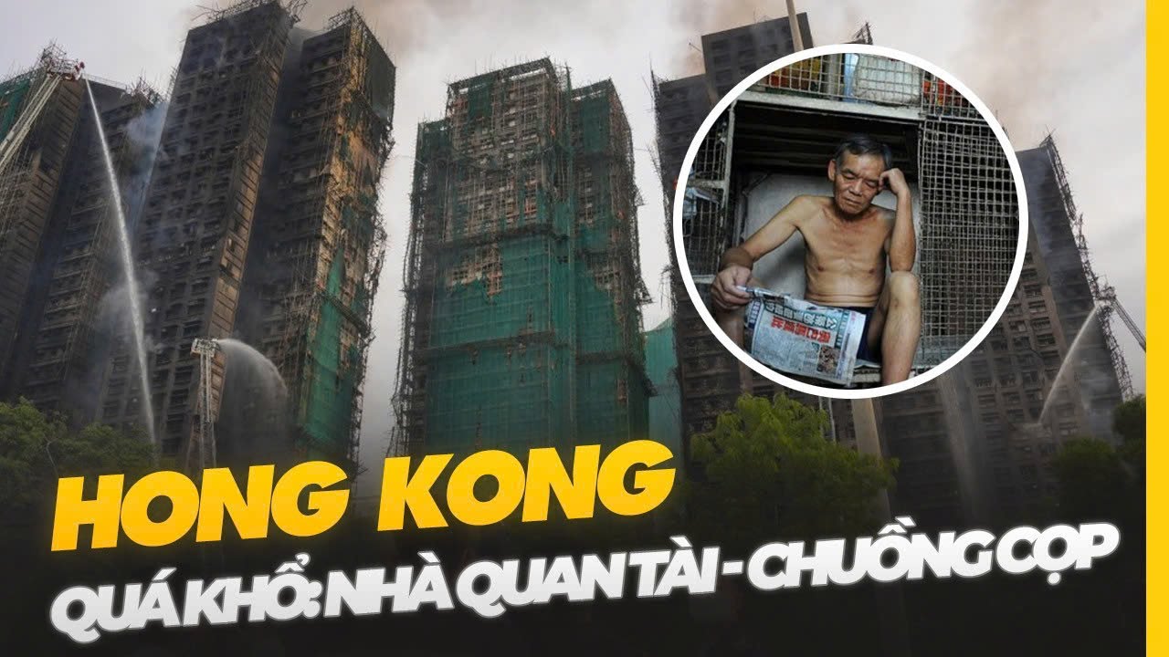 HONGKONG: MẬT ĐỘ SIÊU CAO, NHÀ QUAN TÀI, CHUỒNG CỌP