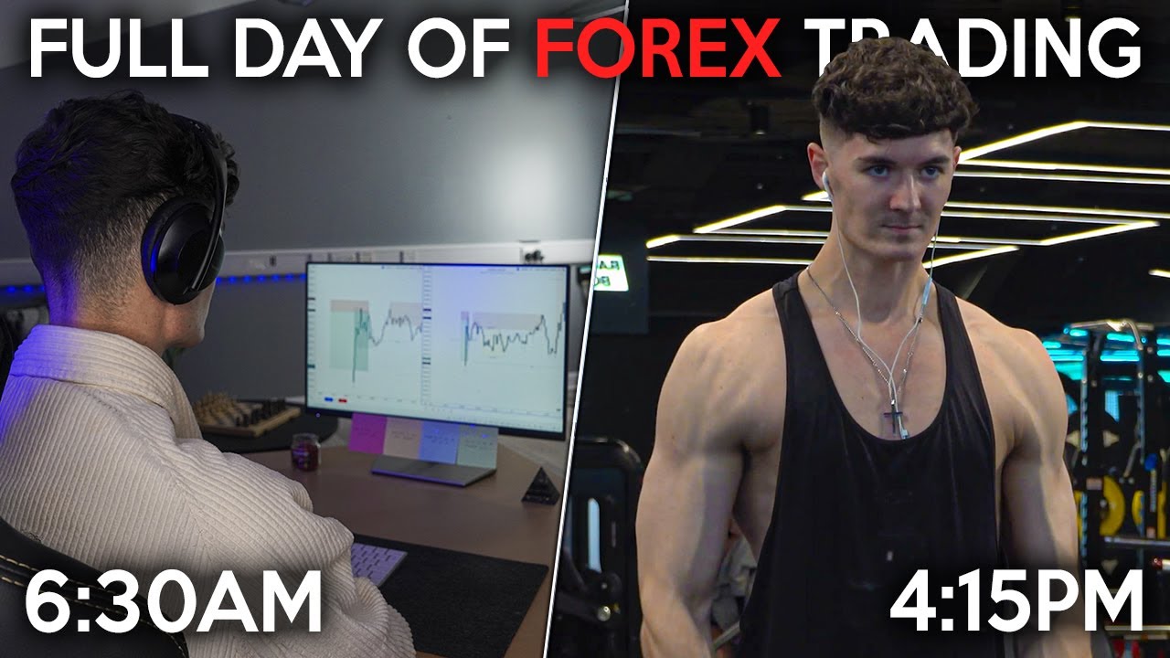 A Full Day of Forex Trading in the Financial Markets - YouTube