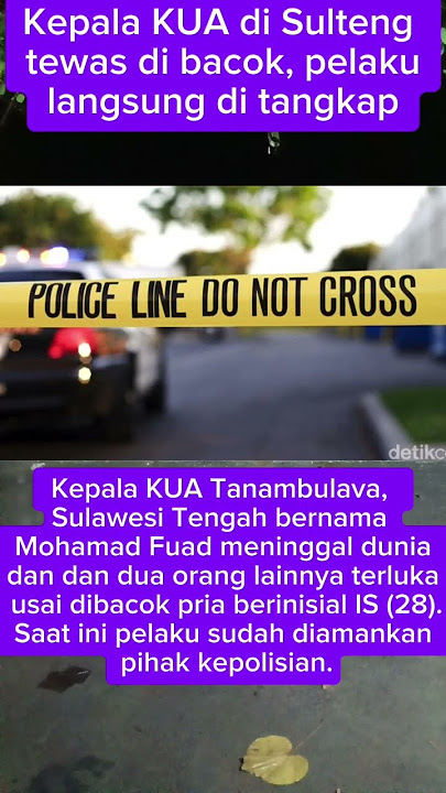 kepala KUA tewas di bacok#shorts