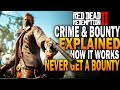 RDR2 Bounty System Explained! Never Get A Bounty! Red Dead Redemption 2 Guide