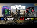 INTEL I5 9400F + RX 580 8GB - WARZONE 3.0 - SEASON 3 - FSR 3.0 (Competitive Settings 1080p)