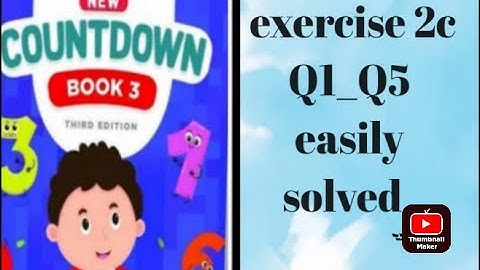 oxford || new countdown book 3 third edition || chapter 2 exercise 2c || Q1_ Q5  easily solved