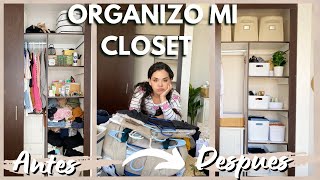 COMO ORGANIZAR UN CLOSET PEQUEÑO ✅ | Gran Depuracion y organización de mi Closet & Habitación