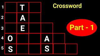 Daily Crossword Puzzle Part-1 | Improve Your Vocabulary