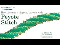 Diagonal Patterns with Peyote Stitch- DIY Jewelry Making Tutorial By PotomacBeads