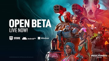 The Machines Arena — Open Beta live NOW on PC + Android [Launch Trailer]
